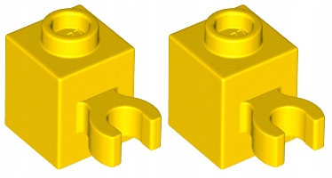 

Lego Żółty Klocek 1x1 Zaczep 'C' 30241/6336971 x2