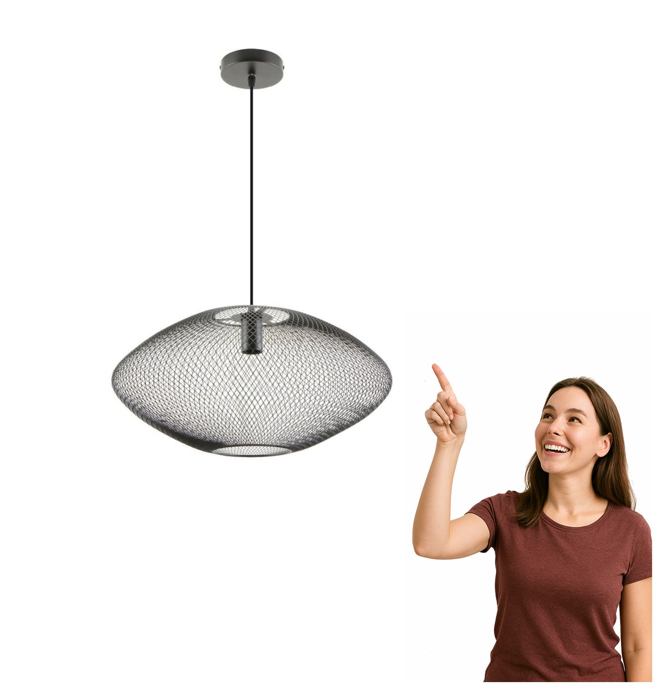 Závesná lampa Orion A8032L-MBK Zuma Line