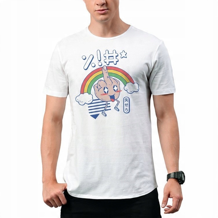 

Koszulka T-Shirt Kawaii Middle Finger 2XL