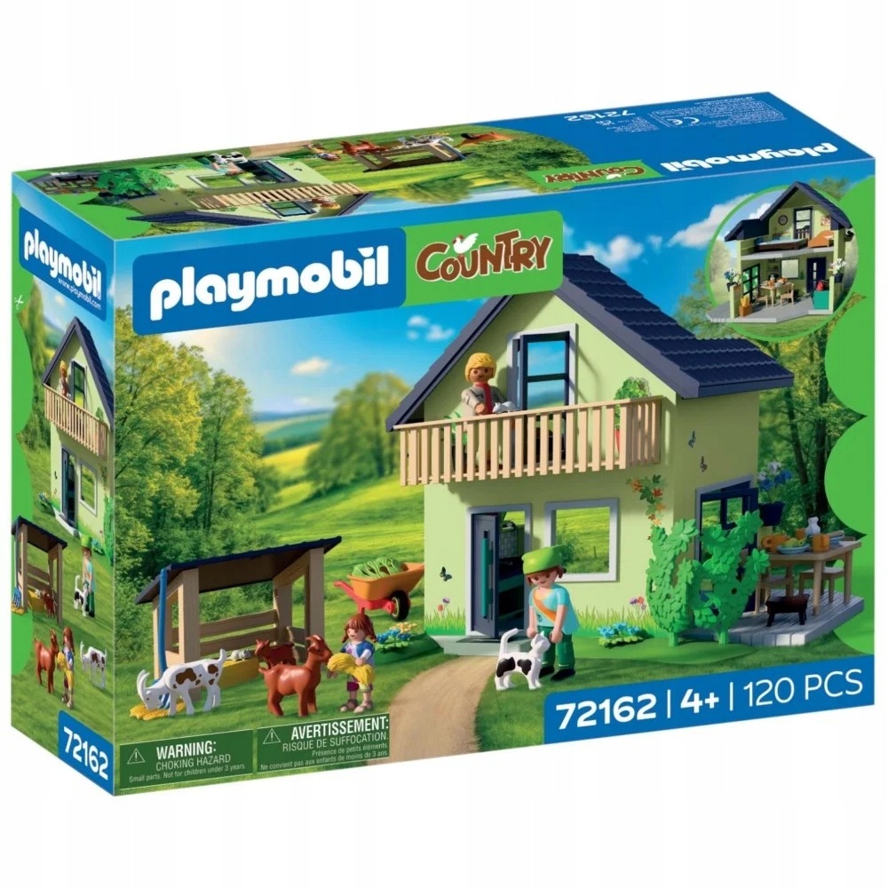 Playmobil Wiejski dom Farma zestaw Country Figurki akcesoria 72162