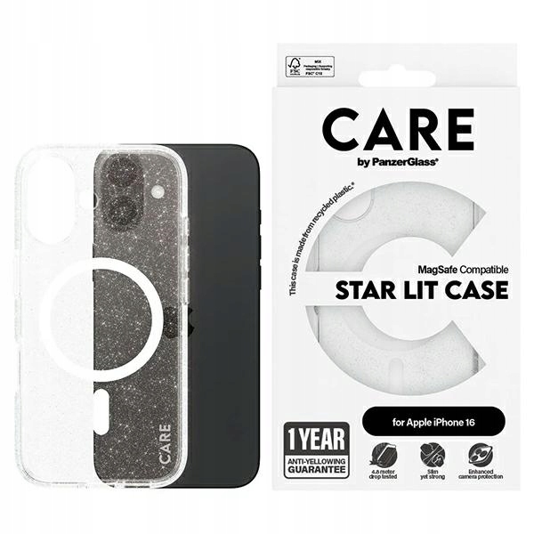 PanzerGlass Star Lit MagSafe pouzdro Brokátové kryt obal pro iPhone 16