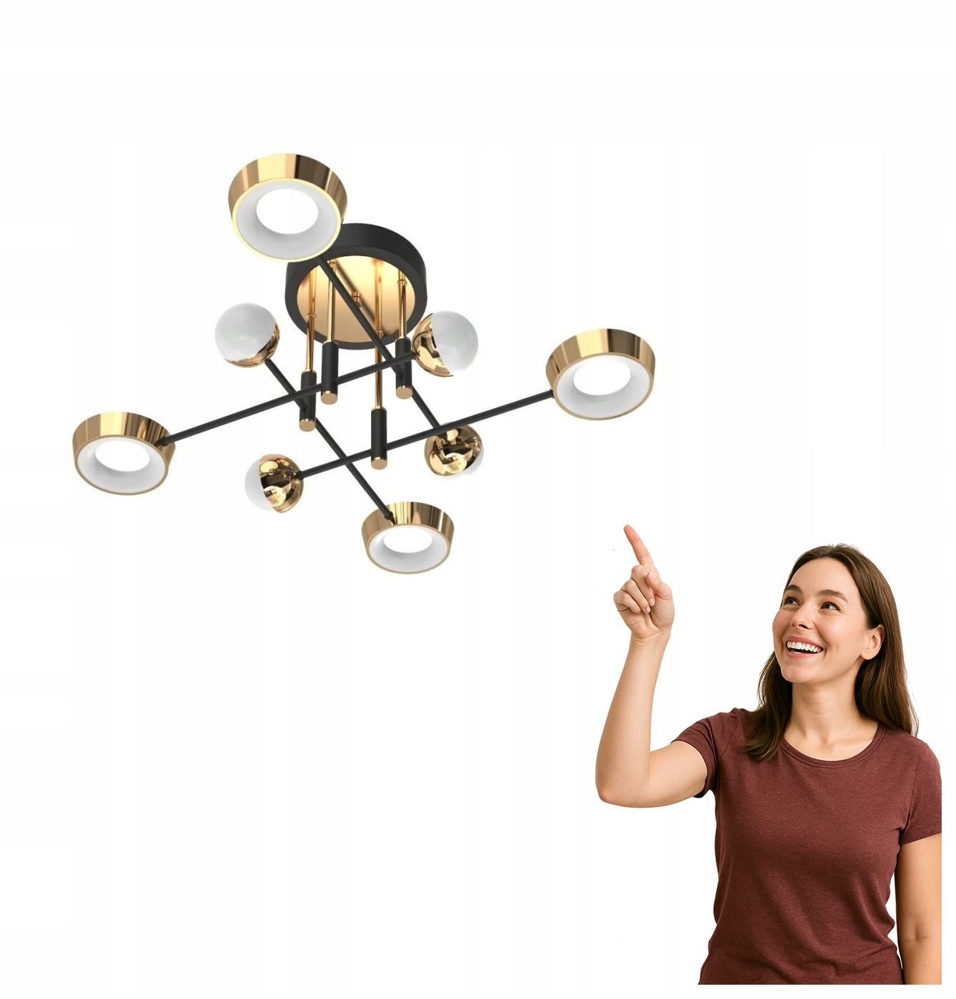 Led stropná lampa 55W Lara MX7170-8-3BGT Zuma Line