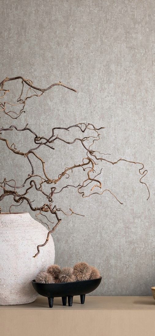 SZARA TAPETA Z EFEKTEM BETONU WINYLOWA TŁOCZONA Marka Marburg
