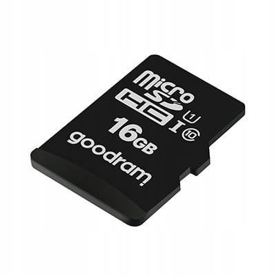 PENDRIVE Karta pamięci Goodram 16 GB micro SD HC UHS-I class 10, adapter SD Kod producenta S1A0-0160R12