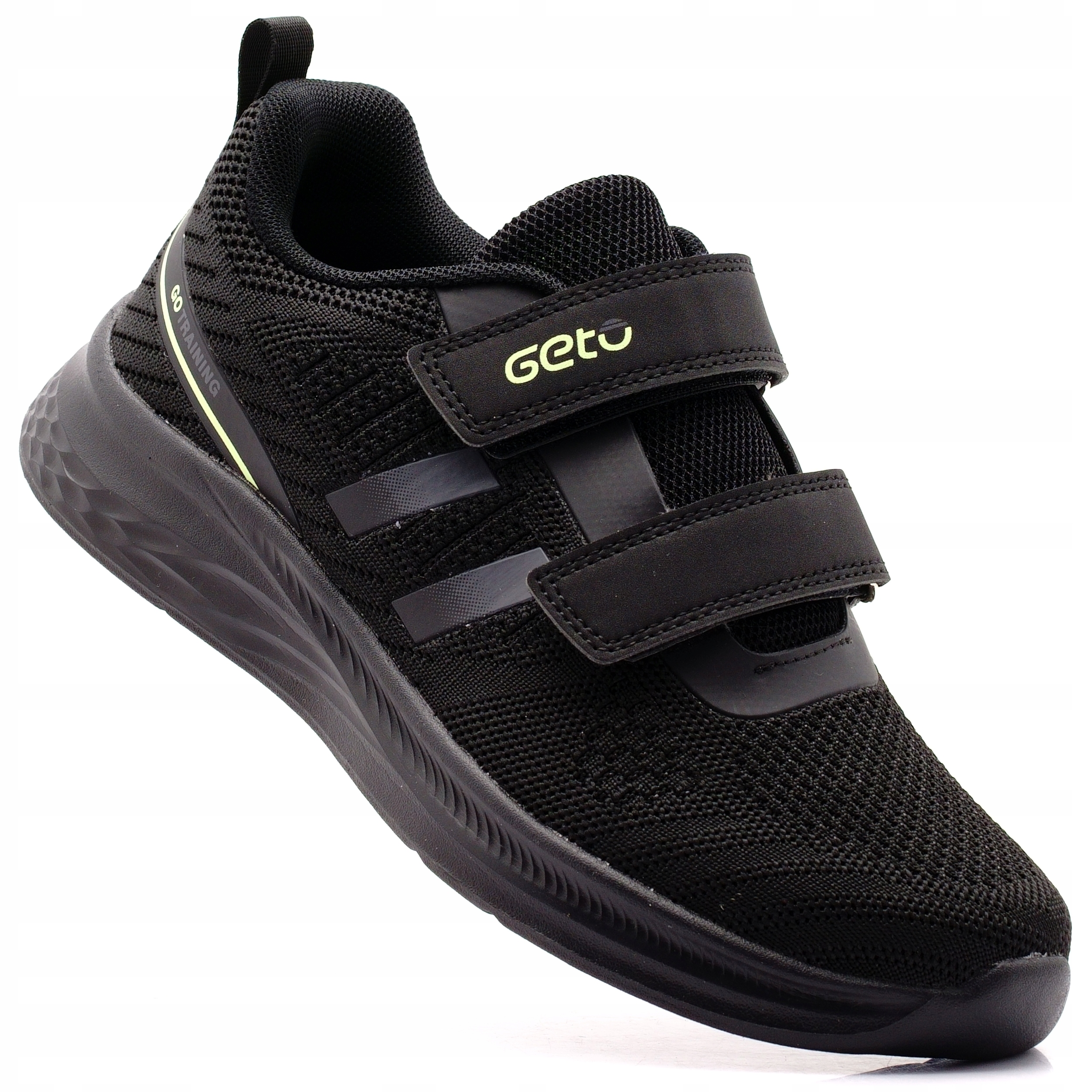 Buty Sportowe Damskie Adidasy Młodzieżowe Siatkowe Na Rzepy Geto 2566 38