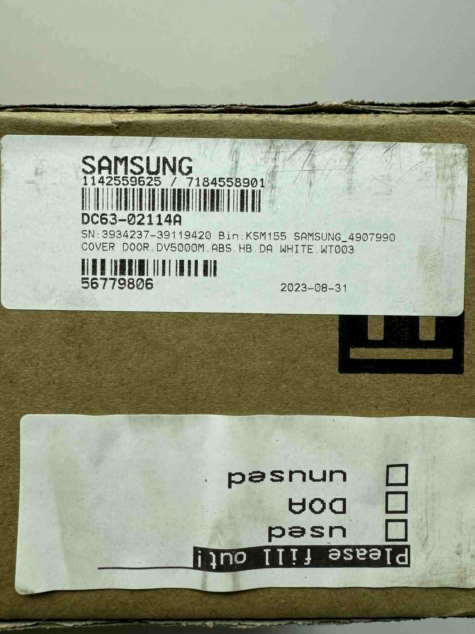 Oem kryt DA97-13743A pro ledničku Samsung, odolný proti zamlžování