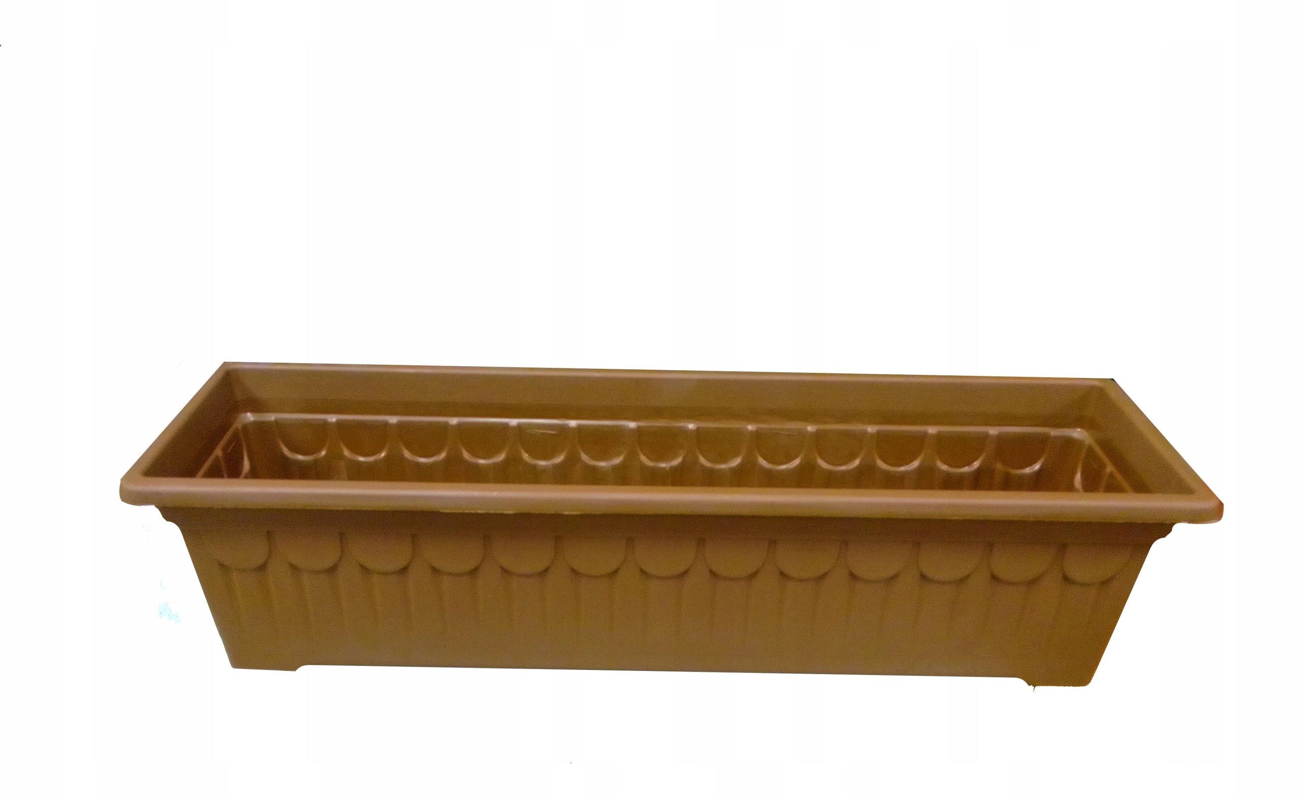 

Skrzynka doniczka balkonowa Gardenic 60 cm brązowa
