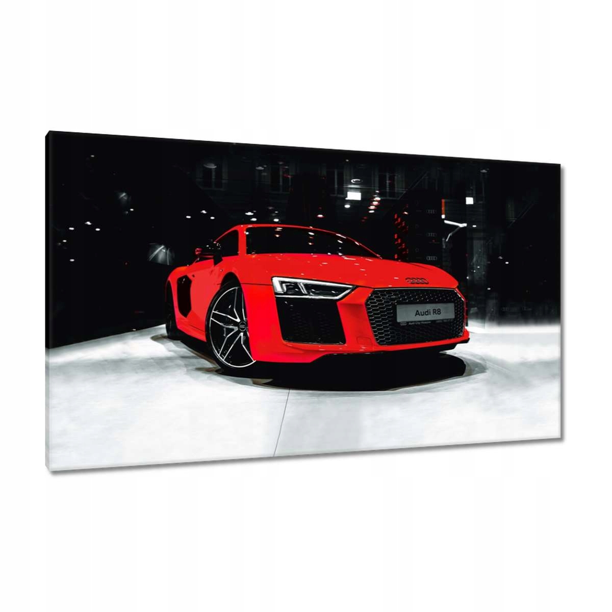 Obrazy 120x70 Červené Audi Audica R8