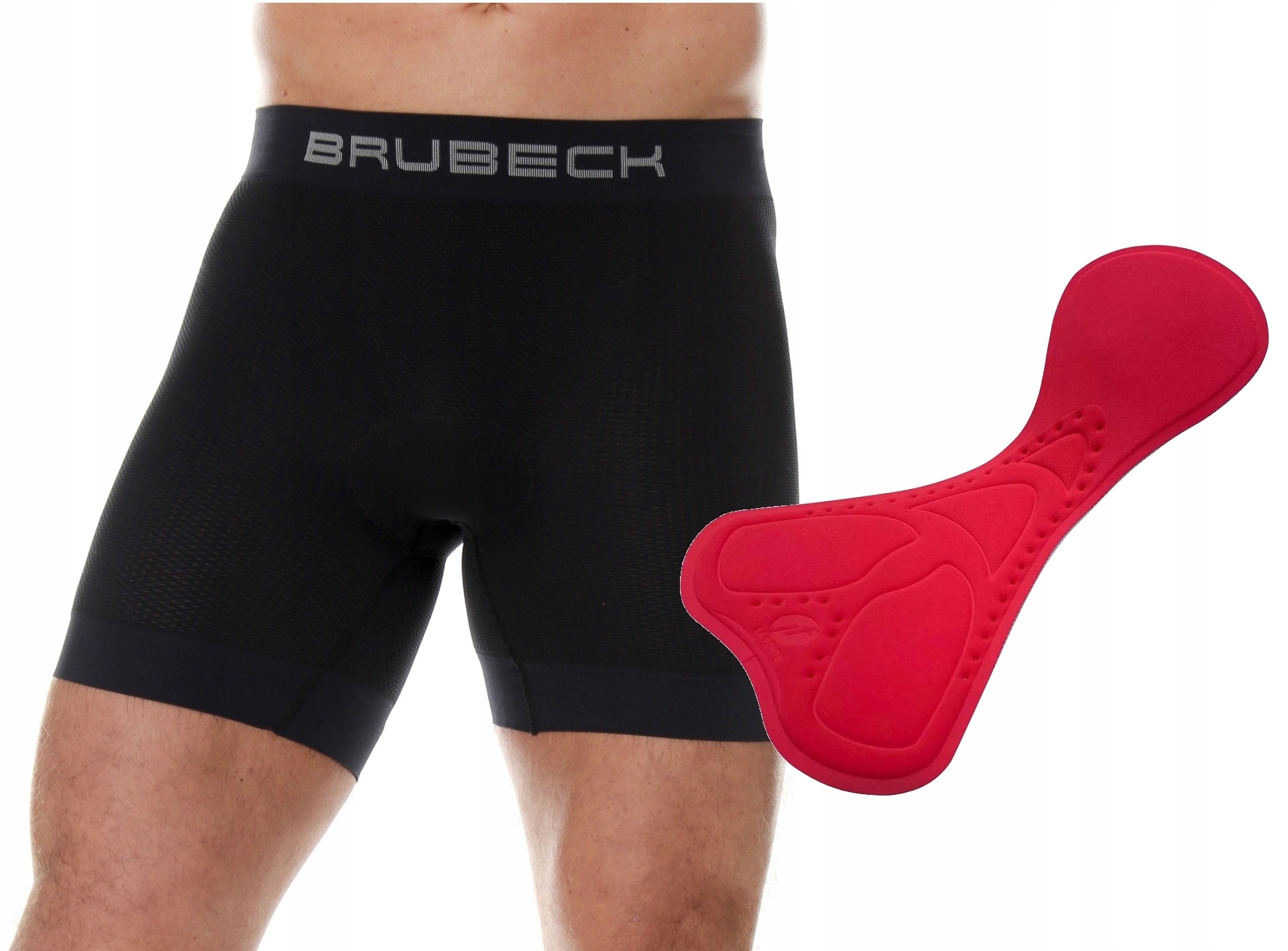 Brubeck Men Majtki Bokserki Rowerowe Wkładka L