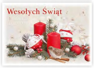 POCZTÓWKA KARTKA Boże Narodzenie ŚWIĘTA 1 SZTUKA