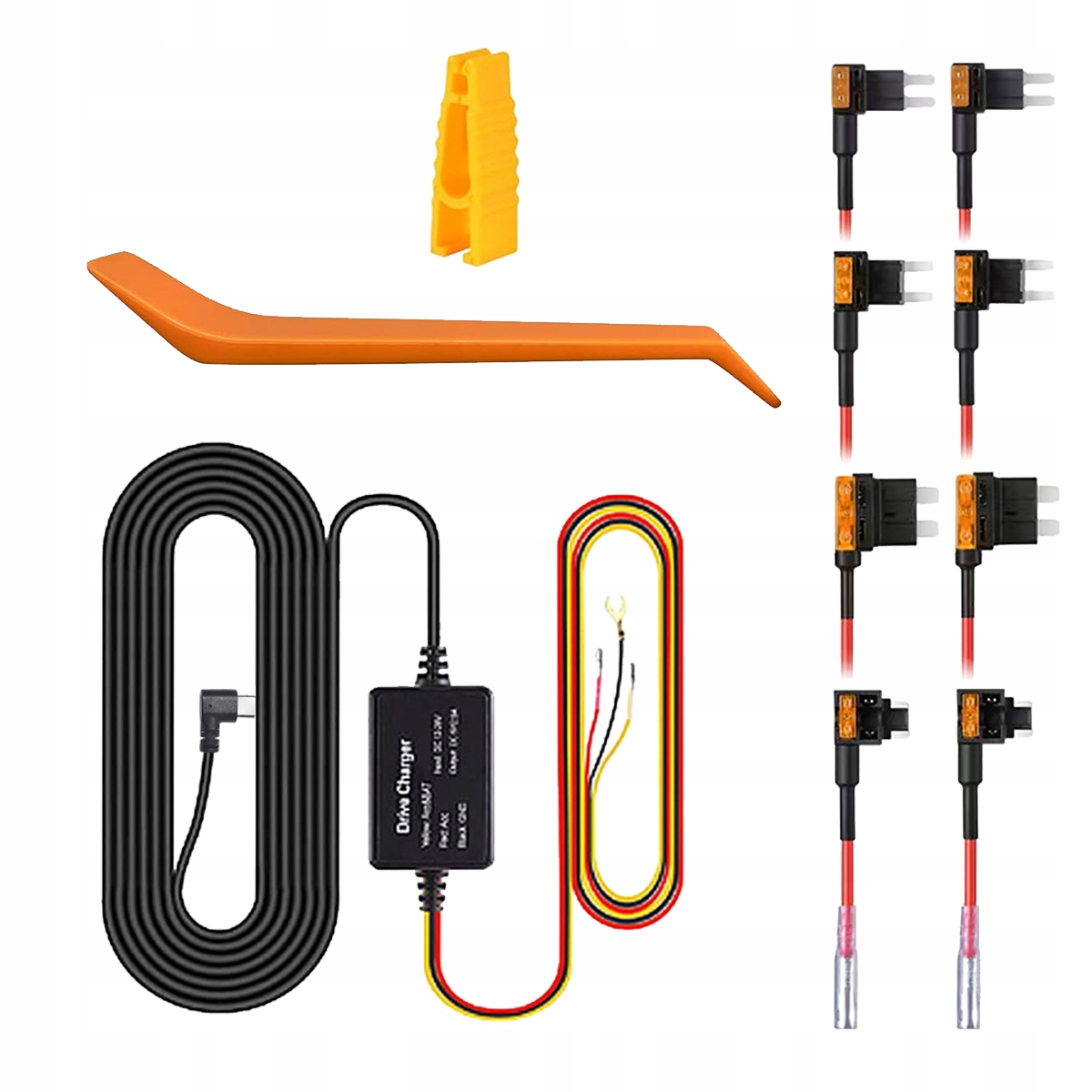 mini Zasilacz do Kamer samochodowych/Detektor radaru Usb 12V-24V do 5V 2,5A