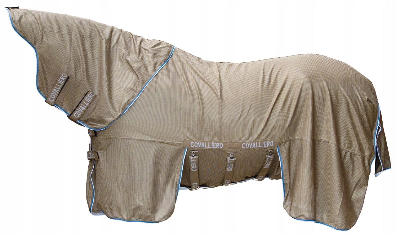 Derka siatkowa dla konia Covalliero 26SS ochrona Uv owady walnut 125