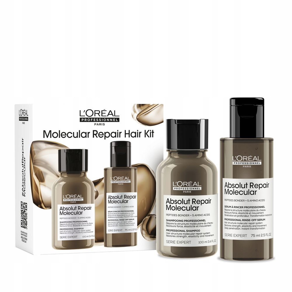Loreal Absolut Repair Molecular regenerujący zestaw prezentowy miniatur
