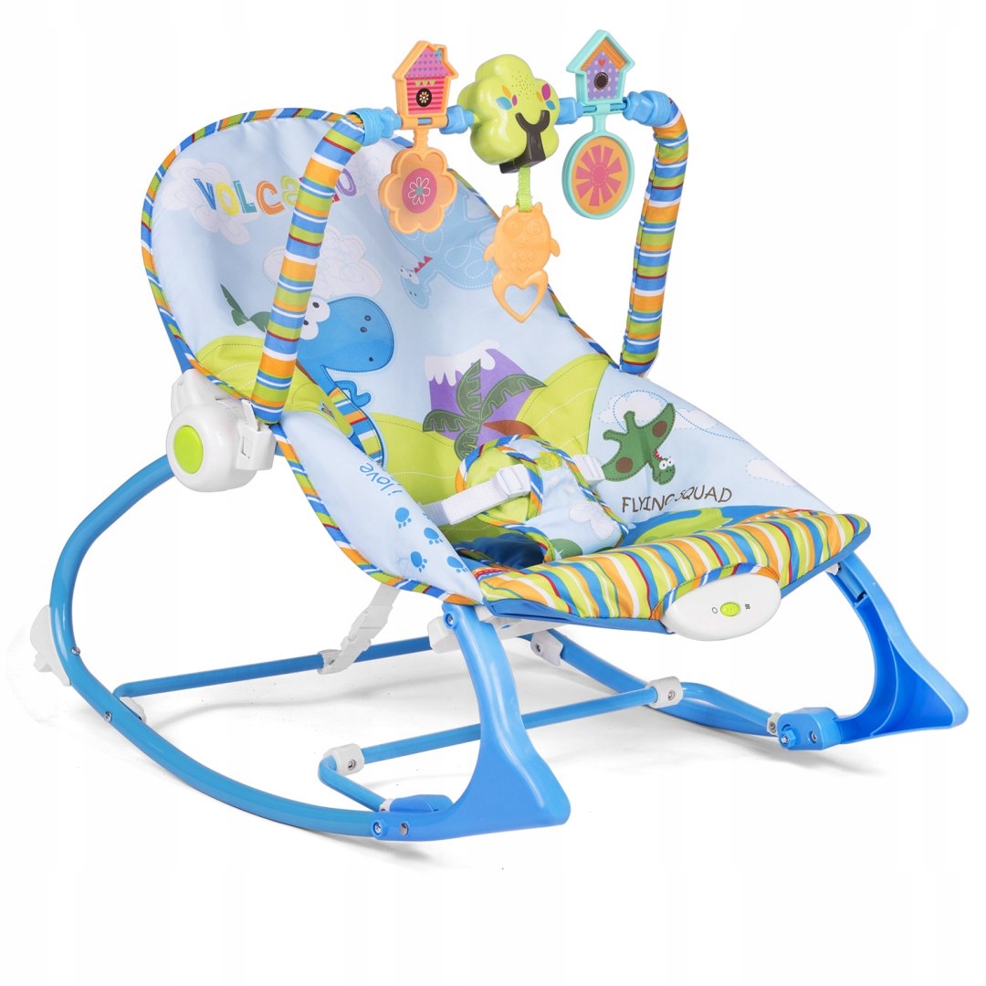 BUJACZEK LEŻACZEK 3w1 RICOKIDS 0+ WIBRACJE MUZYKA Waga dziecka 0 - 18 kg