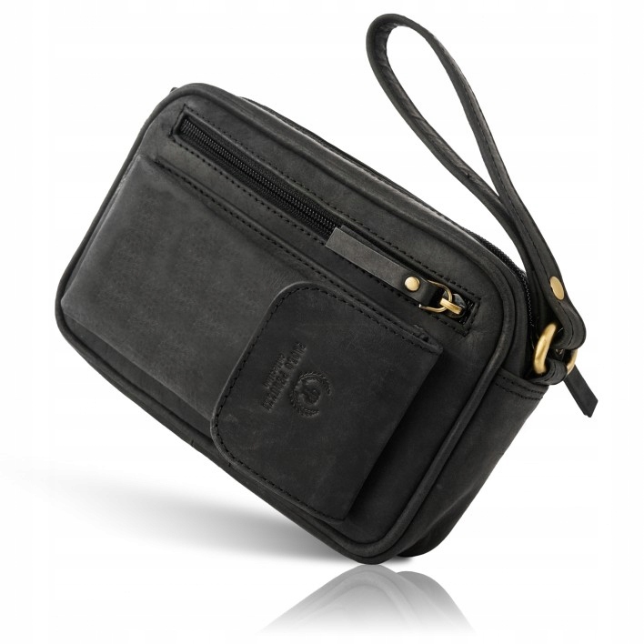 Pánská kožená taštička do ruky Vintage Hunter