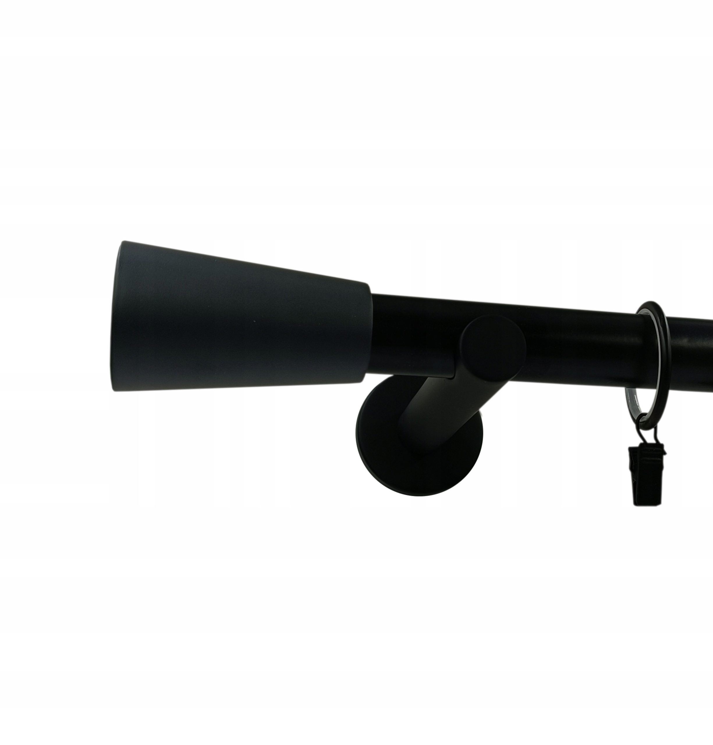 Garnýž Černý Mat fi25mm Moderní 300cm Válec