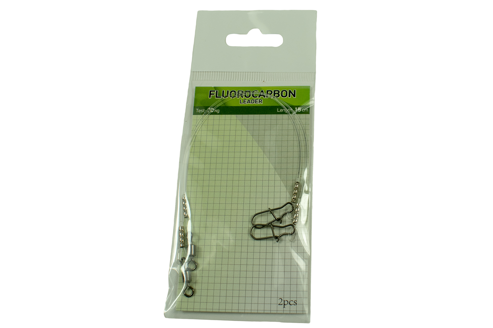 Przypon Fl 15/20 fluorocarbon 20kg 15cm 2 sztuki w paczce 5 opakowań
