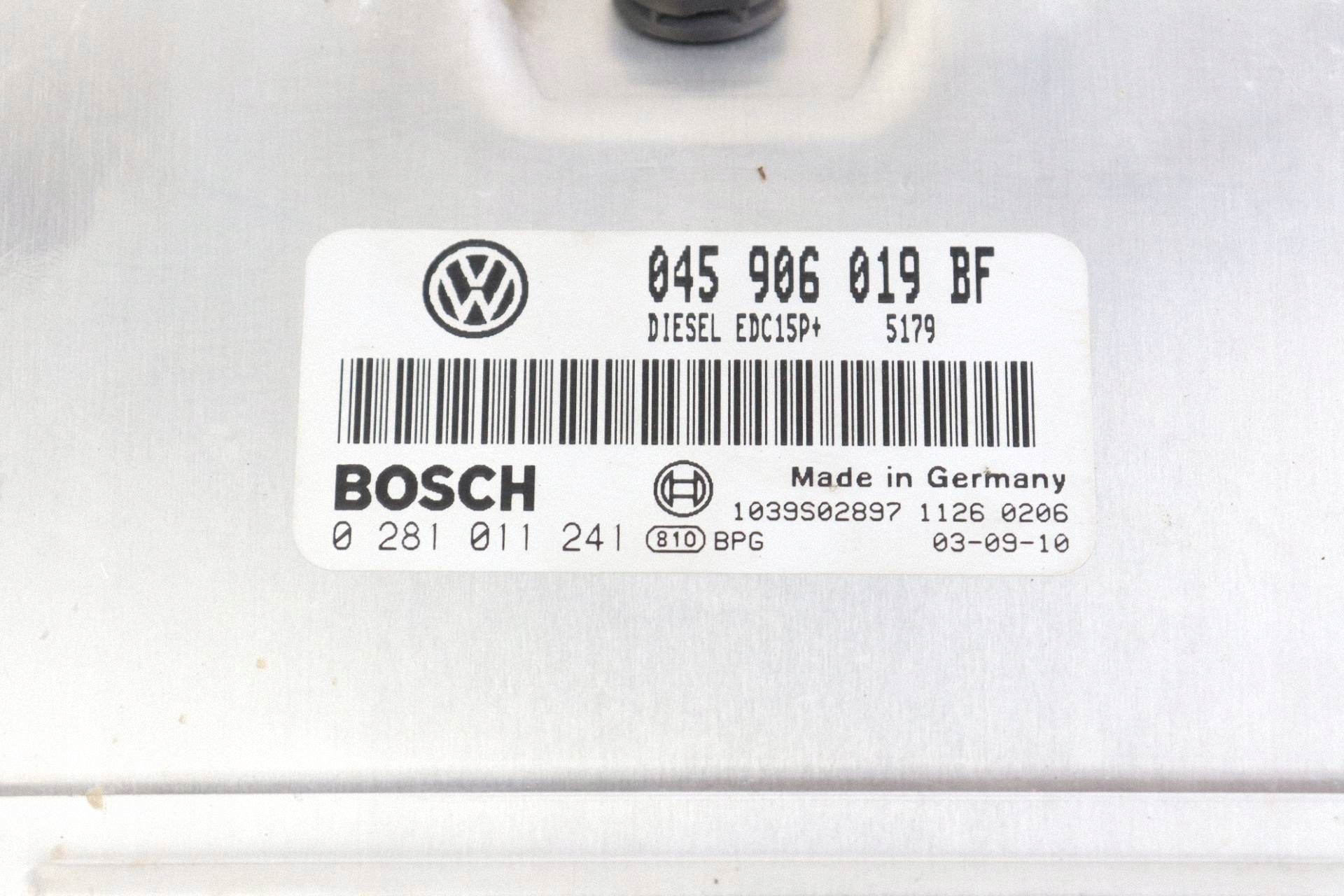 VW POLO 9N IV modulo computer Motore 1.4 TDI 045906019BF 0281011241