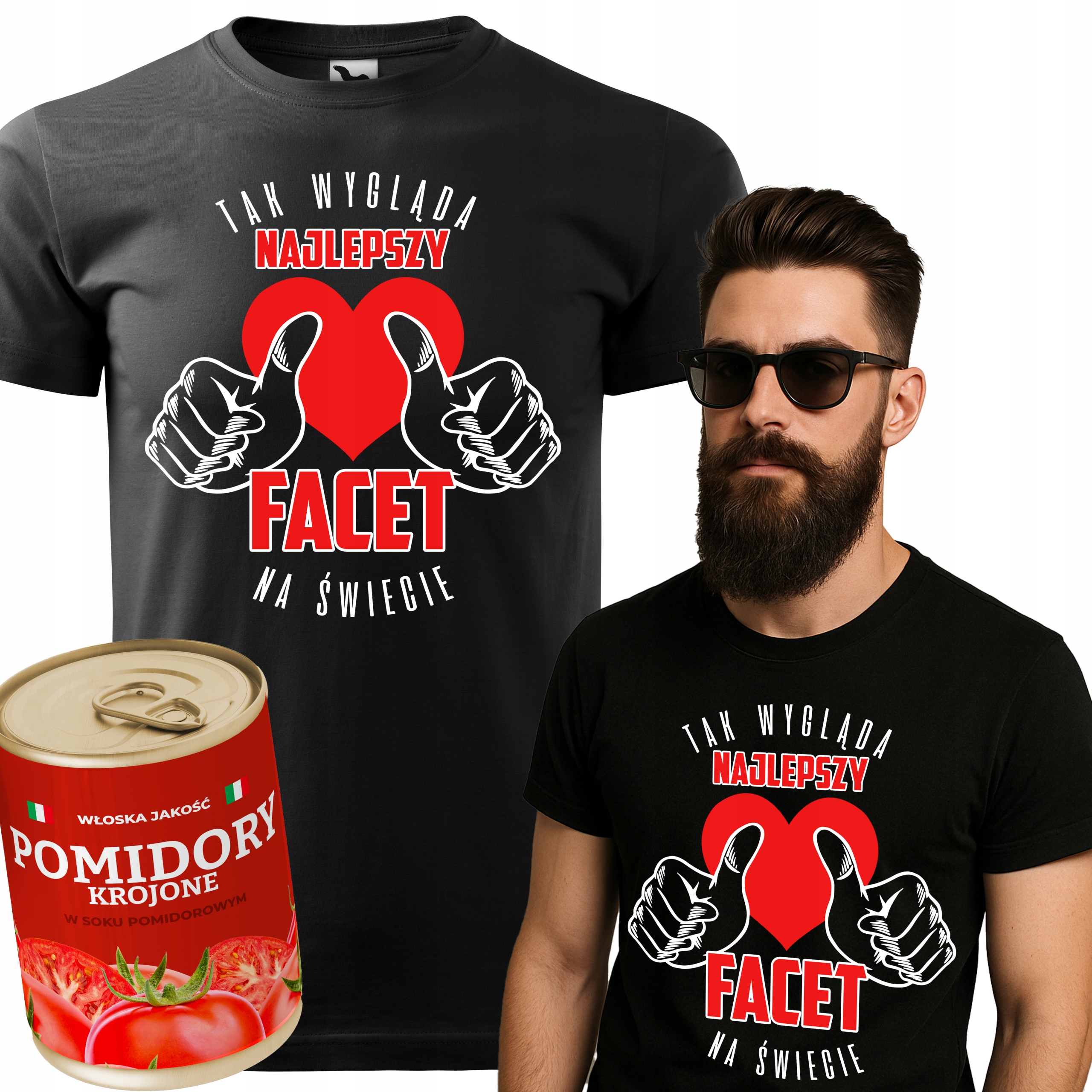 Tričko V Plechovce Černé, Pánské, Dárek Ke Dni Přítele, Nejlepší Kluk