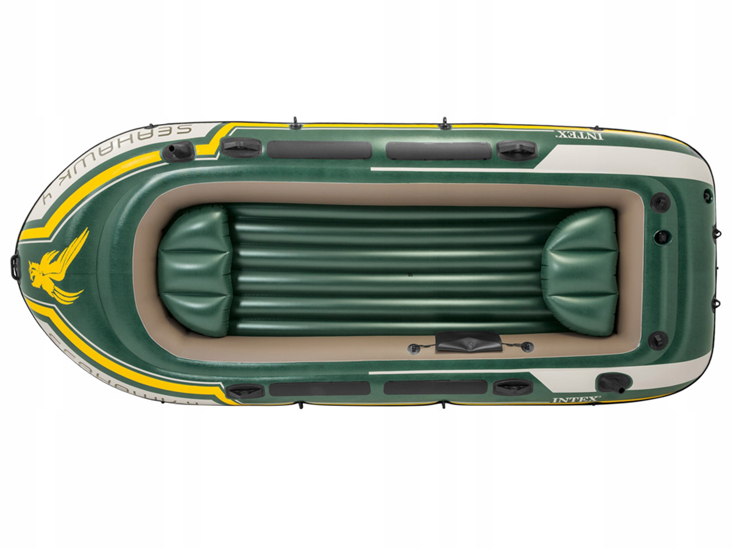 PONTON INTEX SEAHAWK 4 351x145x48cm WIOSŁA POMPKA Marka Intex