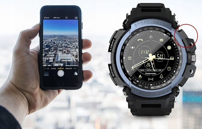 LOKMAT MK28 IP67 SMARTWATCH HYBRYDA KROKI Marka Lokmat