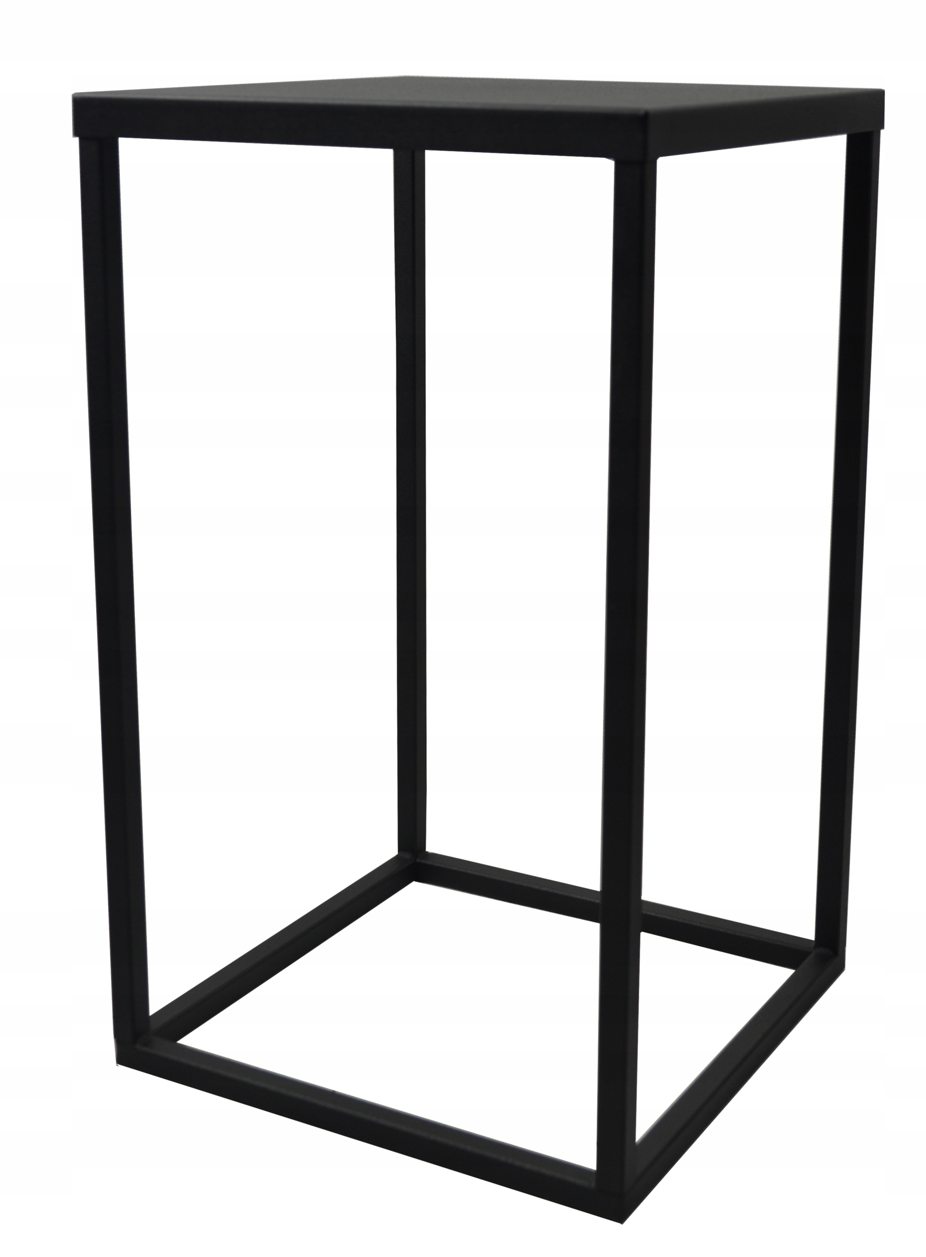 

Kwietnik stojący Loft metalowy czarny 40 cm