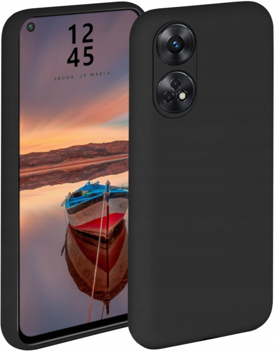 

Etui Liquid Silicone Do Oppo Reno 8T 2x Szkło