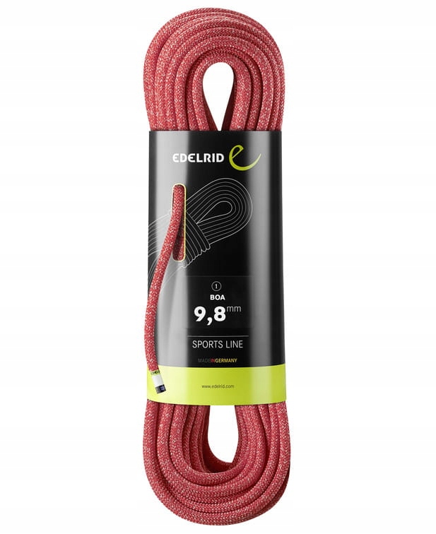 Lina Edelrid 9,8mm Boa 80m red