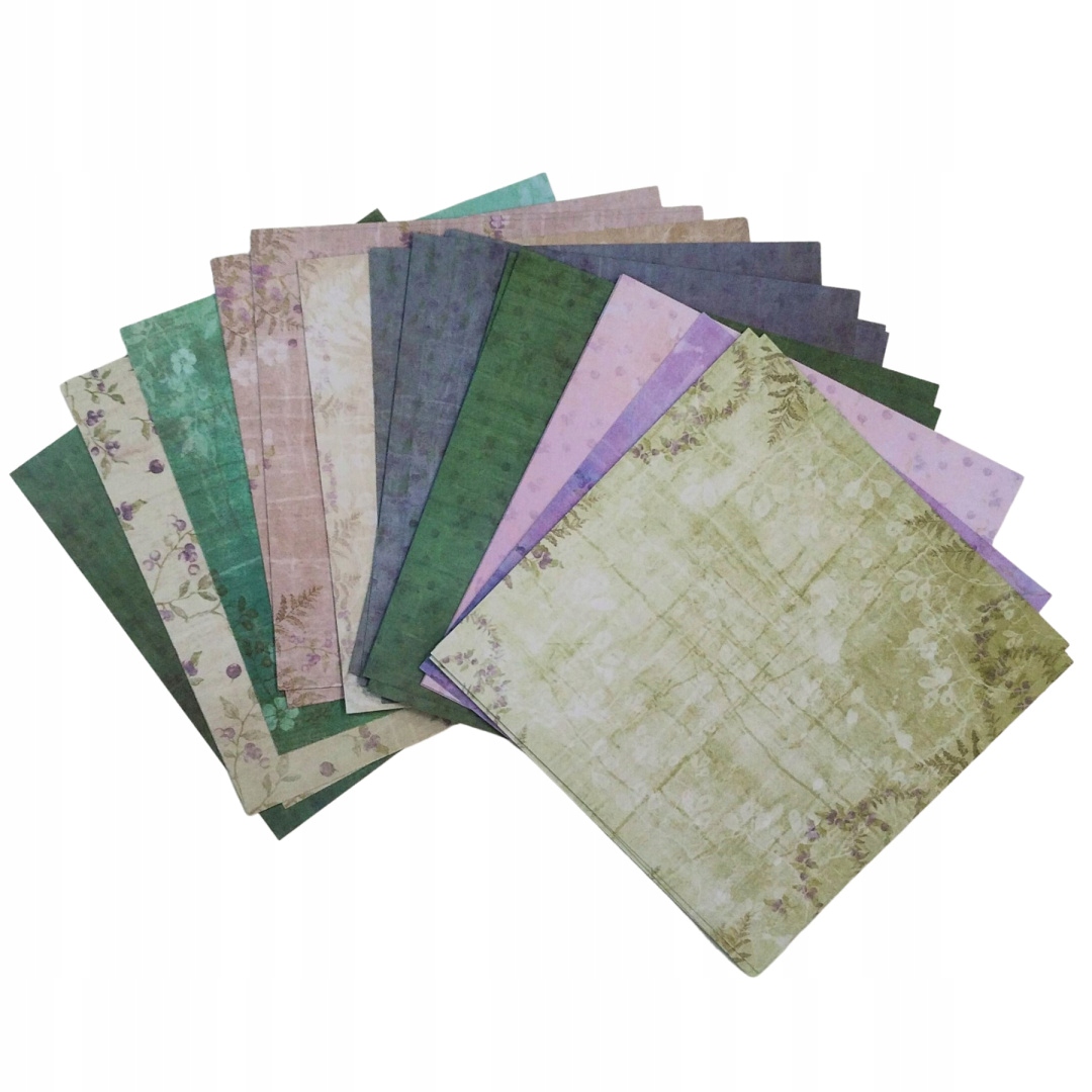 Papier do Scrapbookingu15x15cm Bloczek Jagodowy Zagajnik Studio75