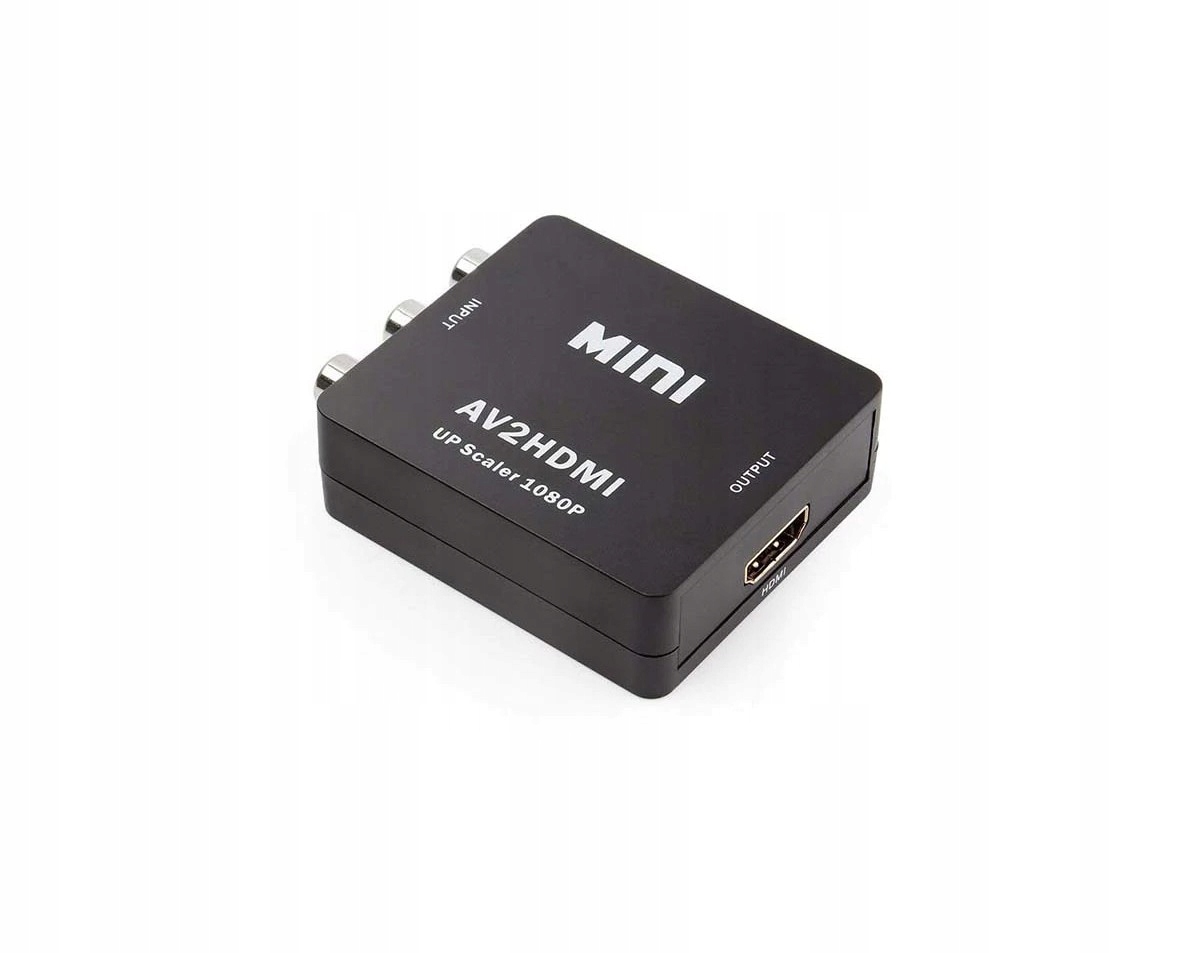 Konwerter CVBS-HDMI Composite Video do HDMI czarny Model D091