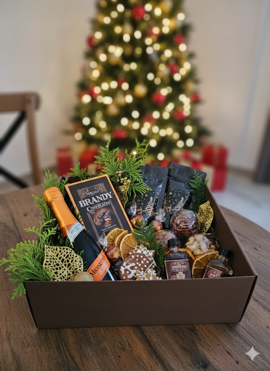 Levně Velká Dárková Sada k narozeninám, k Mikuláši, k Vánocům, s Čokoláda medovým sirupem