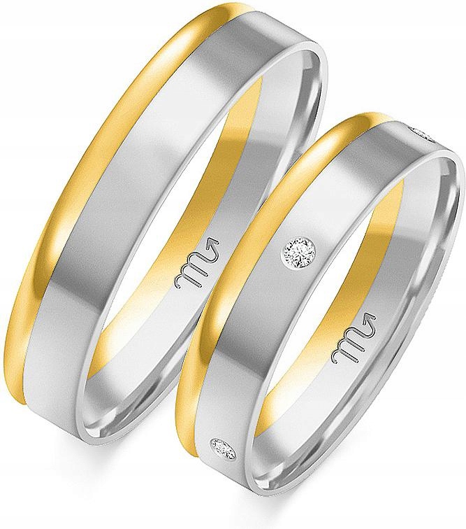 Bílé zlato snubní prsten 585 r 20 21 22 módní svatební kolekce