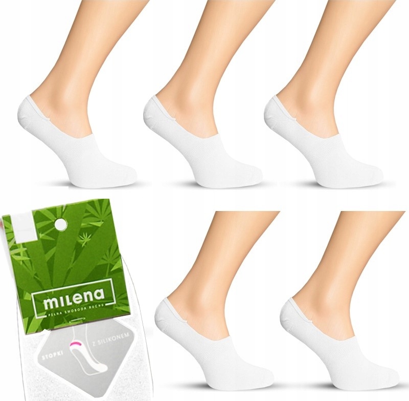 

Micro Stopki Bambusowe Białe Milena 42-44