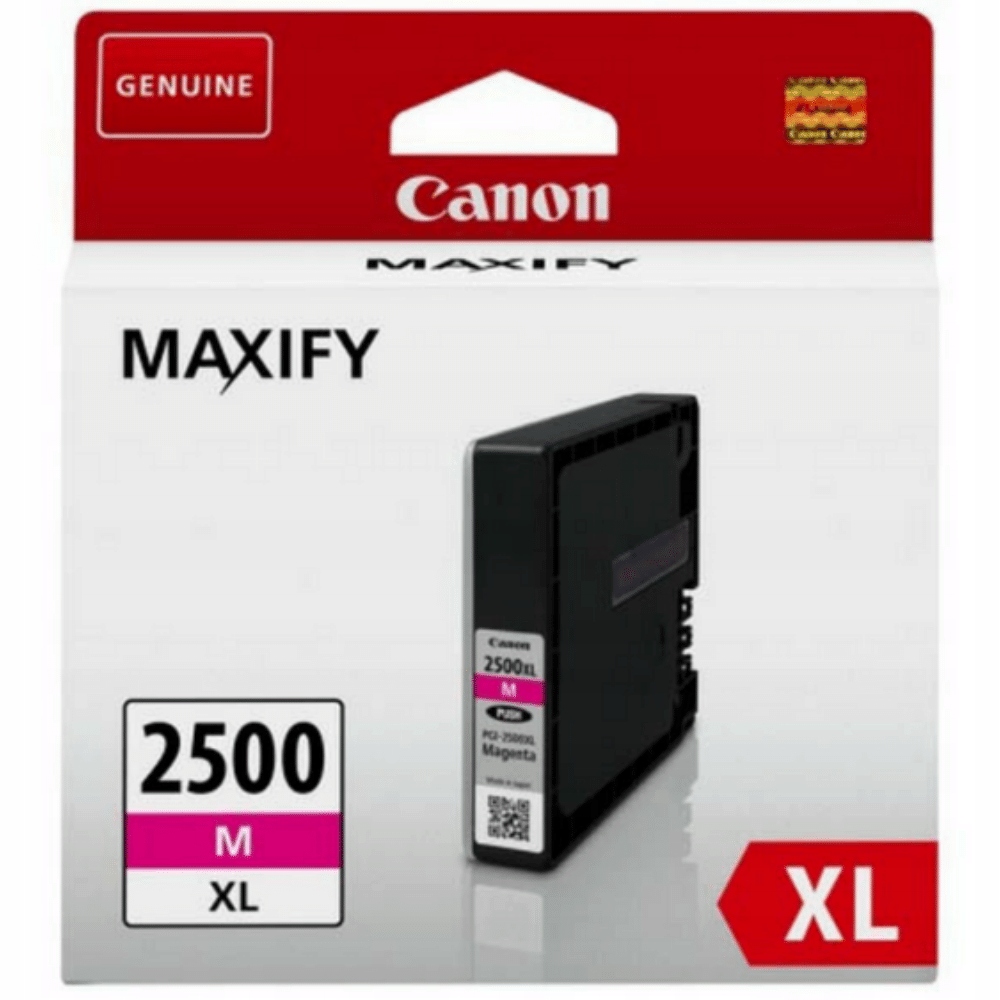 Inkoustová náplň Canon PGI-2500XL M, 1295 stran purpurová