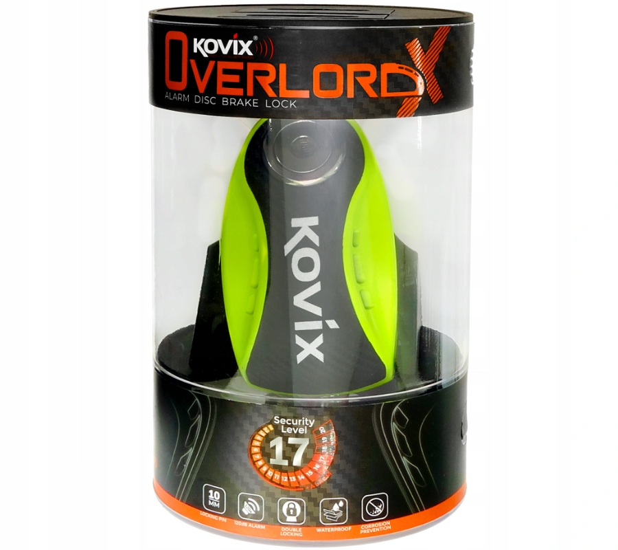 BLOKADA TARCZY Z ALARMEM 120db KOVIX KNX10 GRATIS EAN 4897049902565