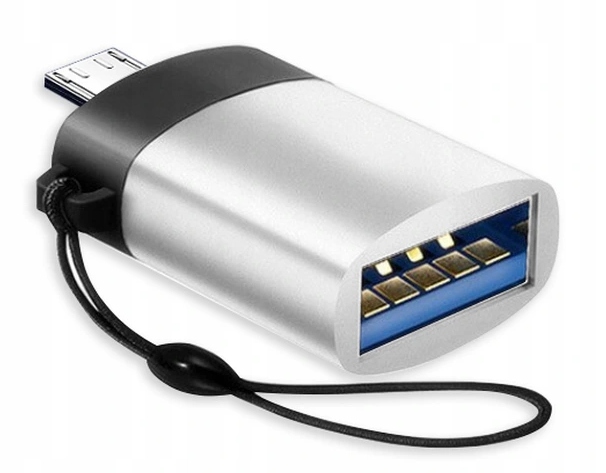 

Solidny Adapter Usb - Micro Usb 3.0 Przejściówka