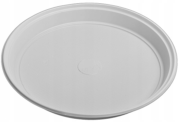 TALERZE JEDNORAZOWE PLASTIKOWE NIEDZIELONE 100SZT.