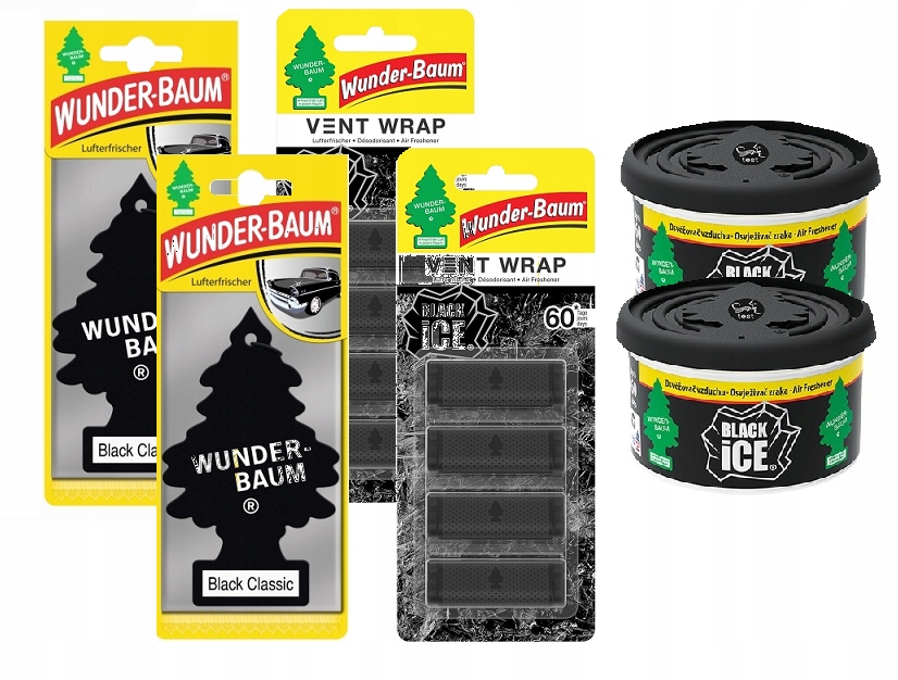 

Wunder Baum Zestaw Zapachów Do Auta Black Ice