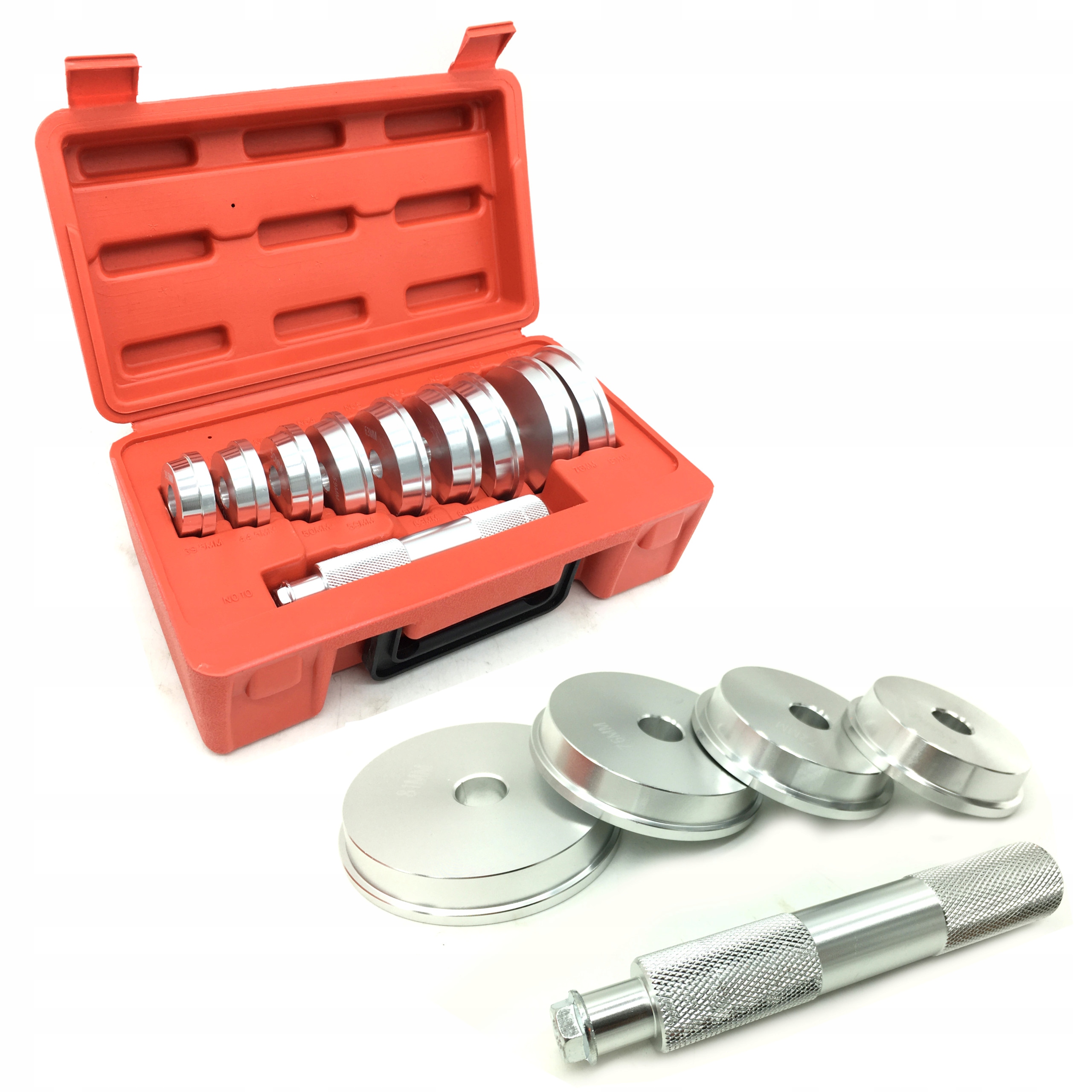 

Zestaw Do Wyciskania Łożysk 10elm Montażu Tulei