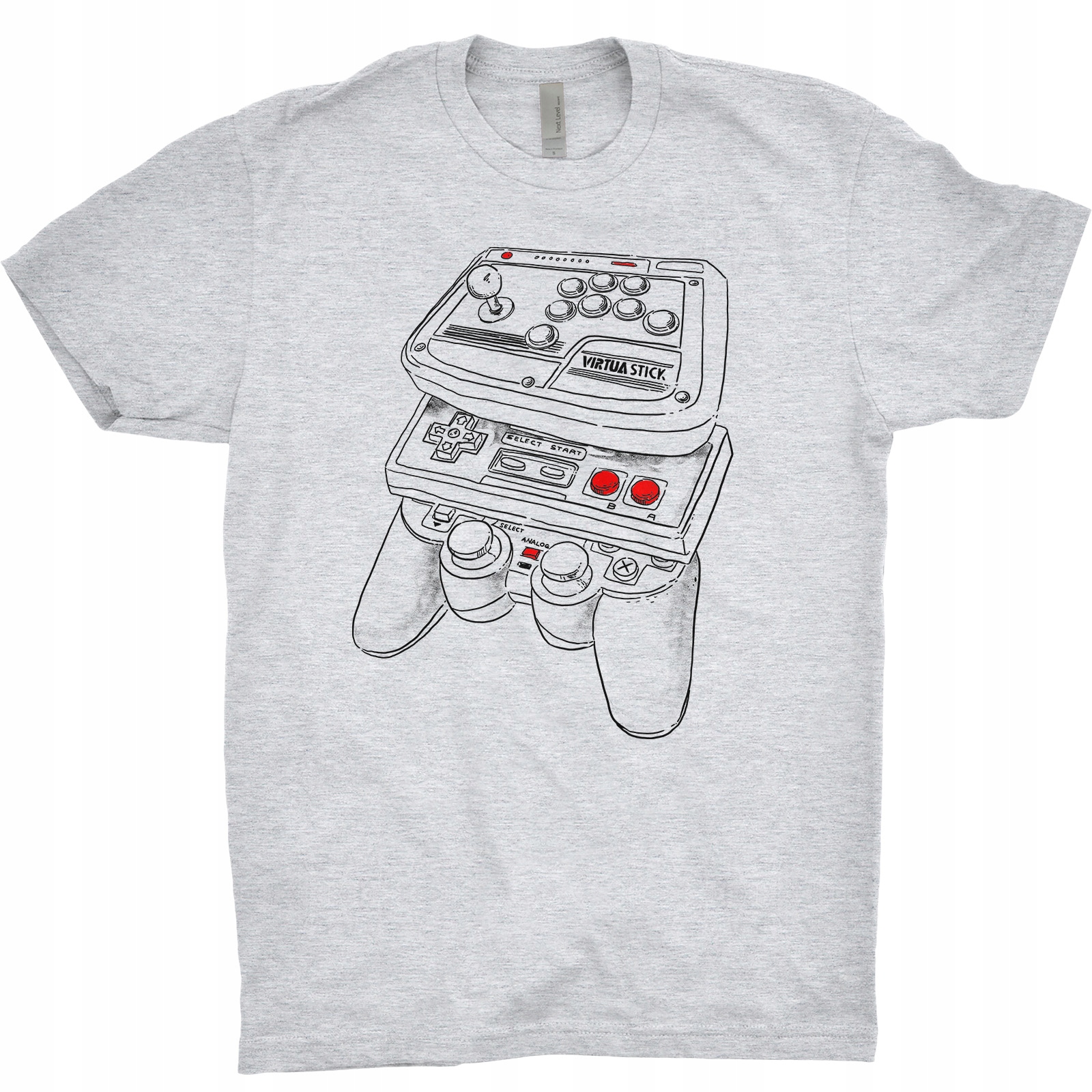 

Joystick Pad Koszulka Atari Amiga Retro Kontrolery