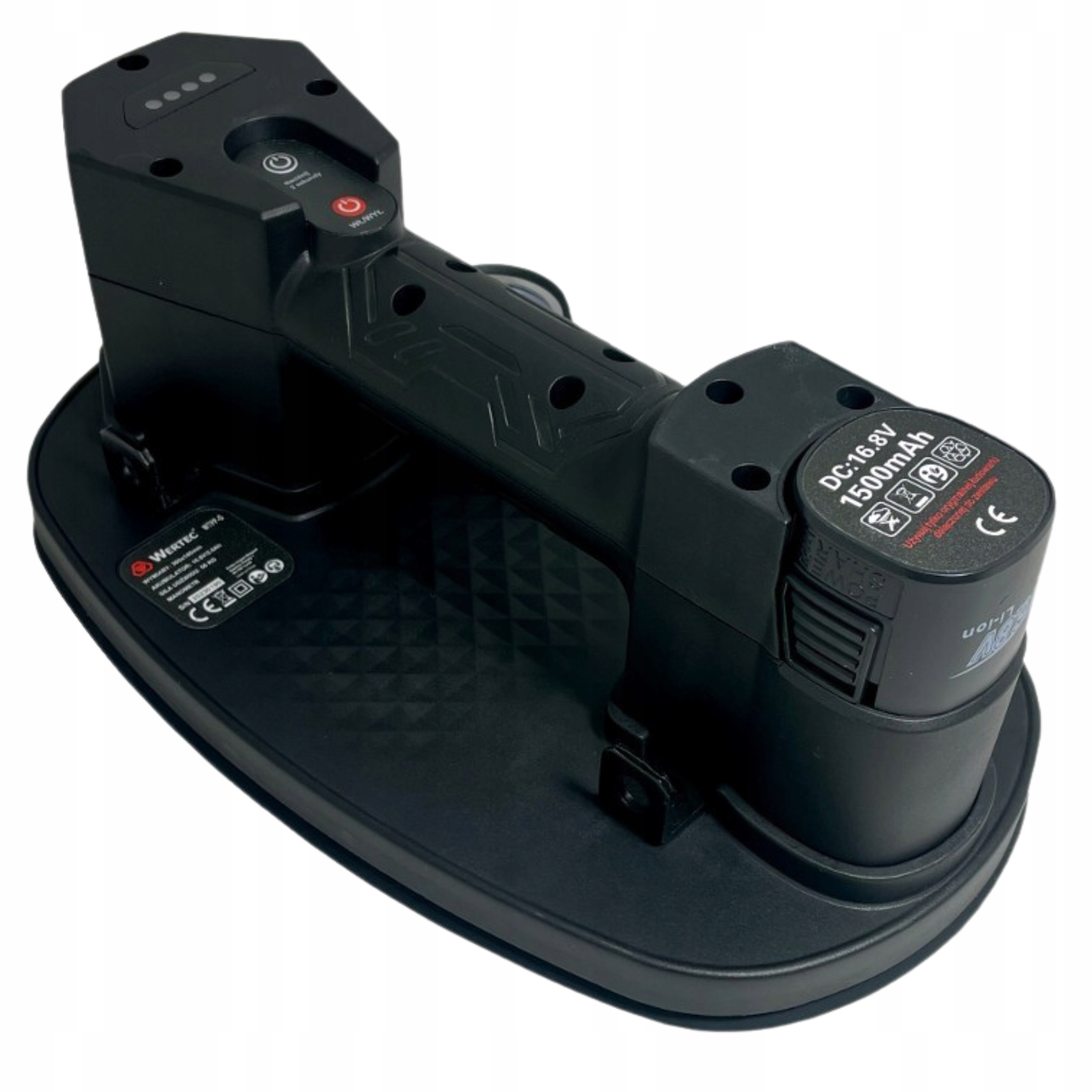 Przyssawka akumulatorowa do płytek 170kg ORKAN WERTEC + laser gratis Marka Wertec