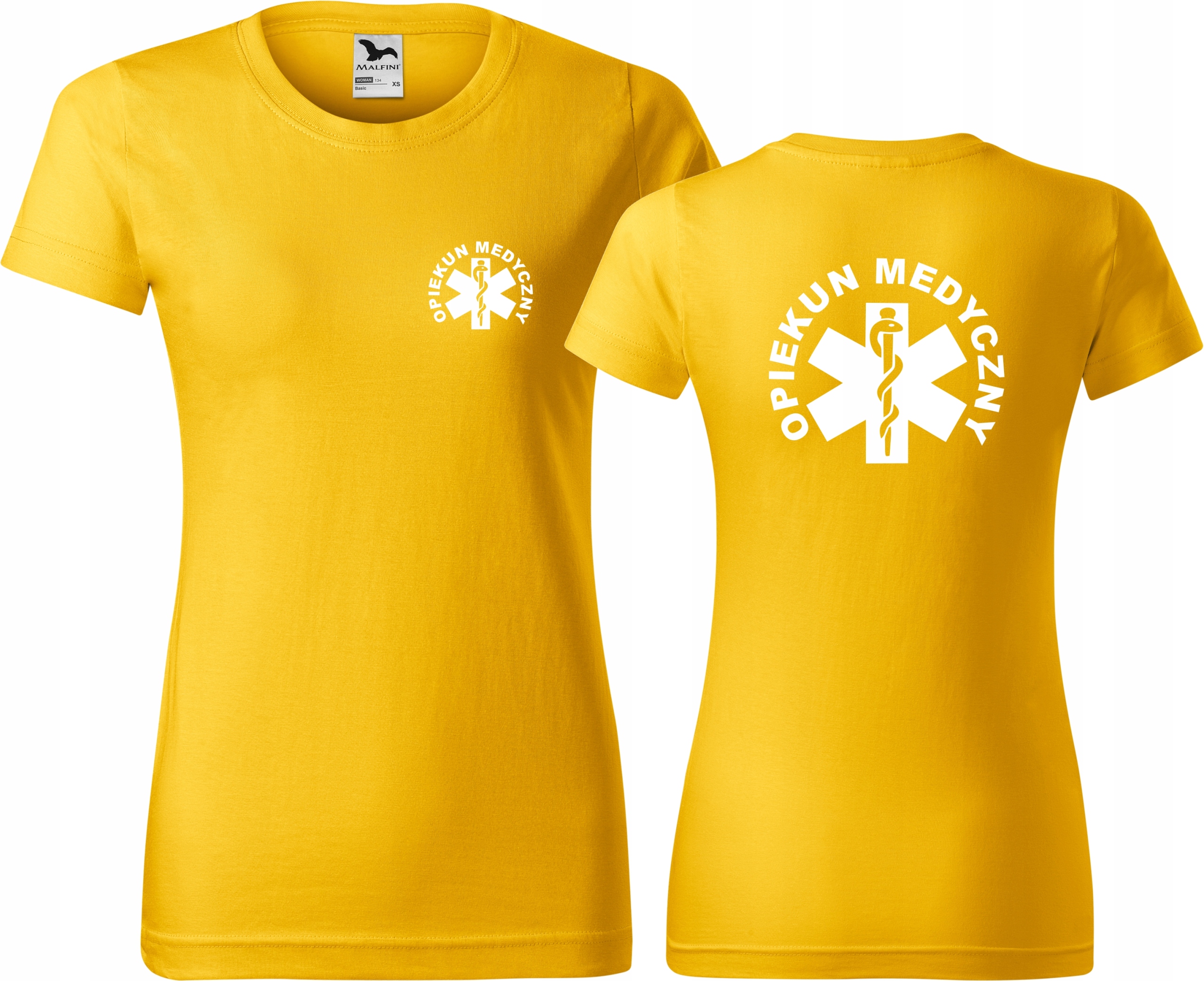 

Koszulki medyczne Opiekun Medyczny T-shirt Żółta