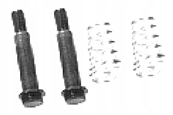 ZESTAW MONTAŻOWY KOL.WYDECH 2*ŚRUBA + 2*SPRĘŻYNA METALCAUCHO Producent części Metalcaucho