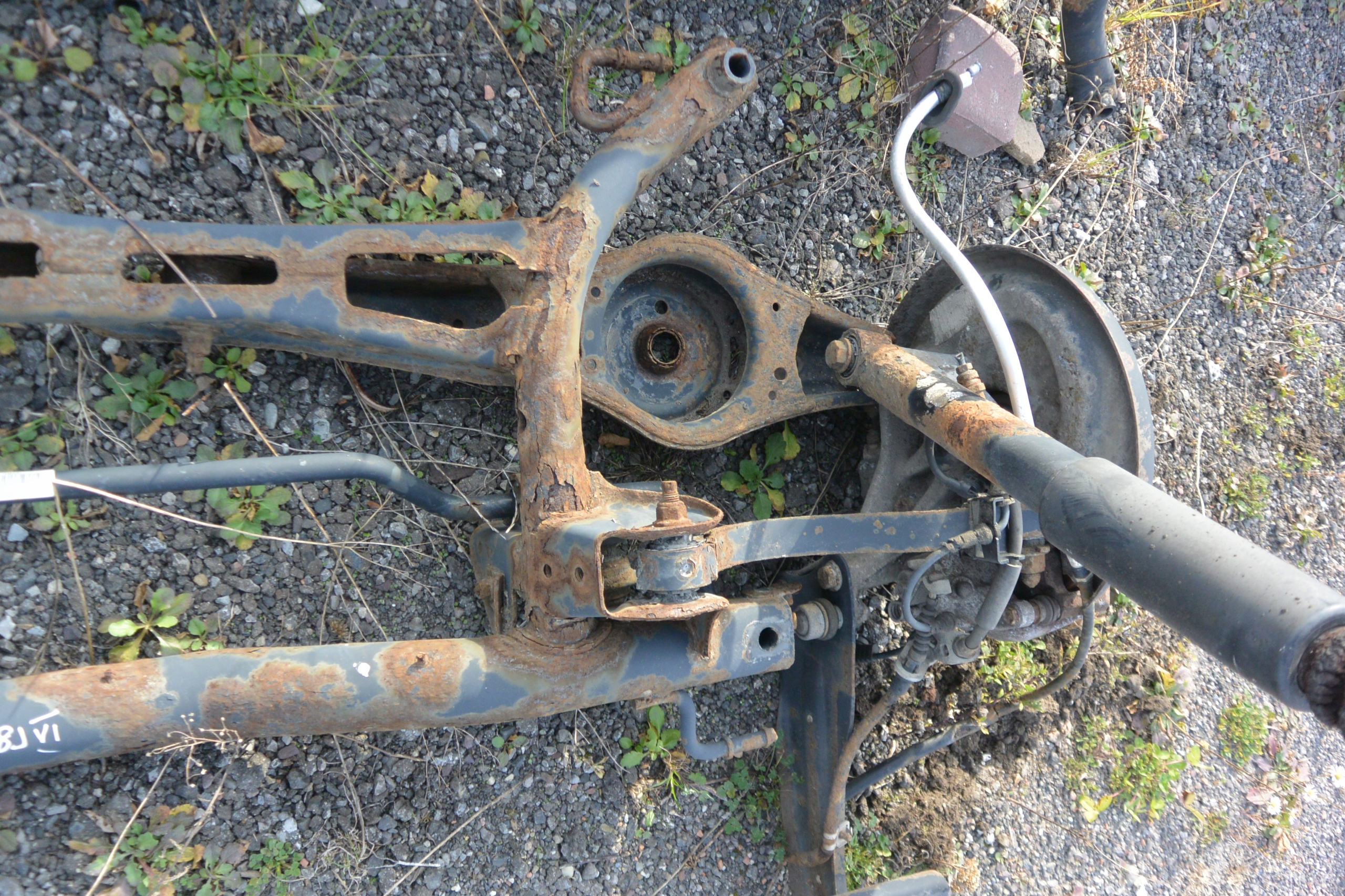 sususpension subframe axle beam rear part AUDI TT 8J KOMPET
