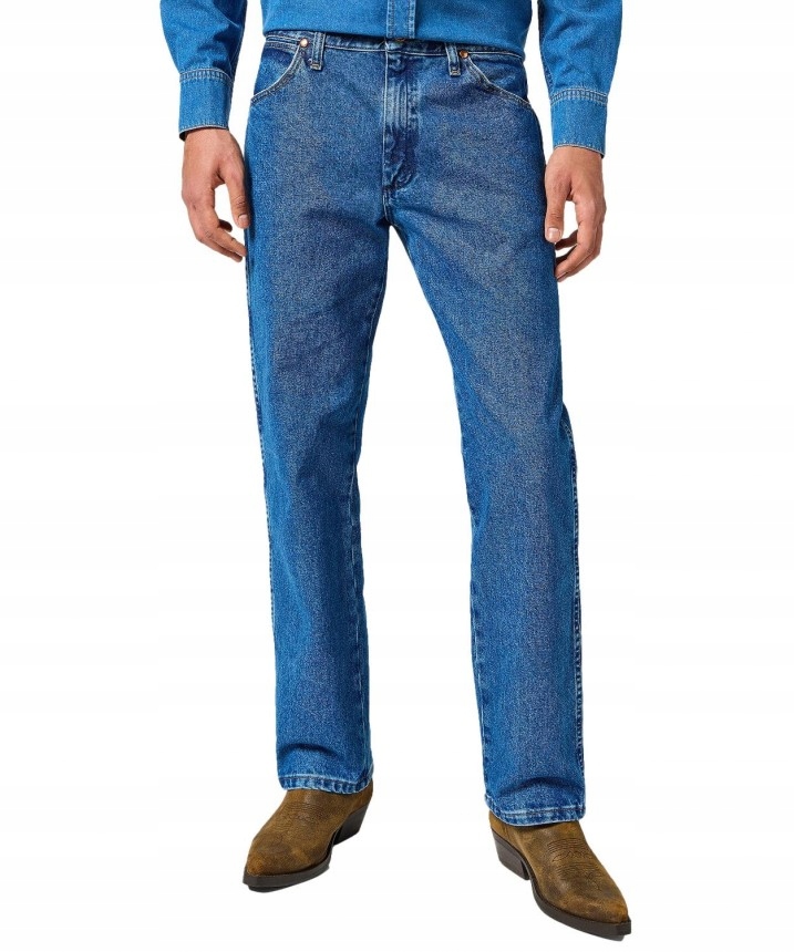 Pánské džíny Wrangler Cowboy Cut 13MWZ 112358496 Stonewash W34 L32 Jednoduché