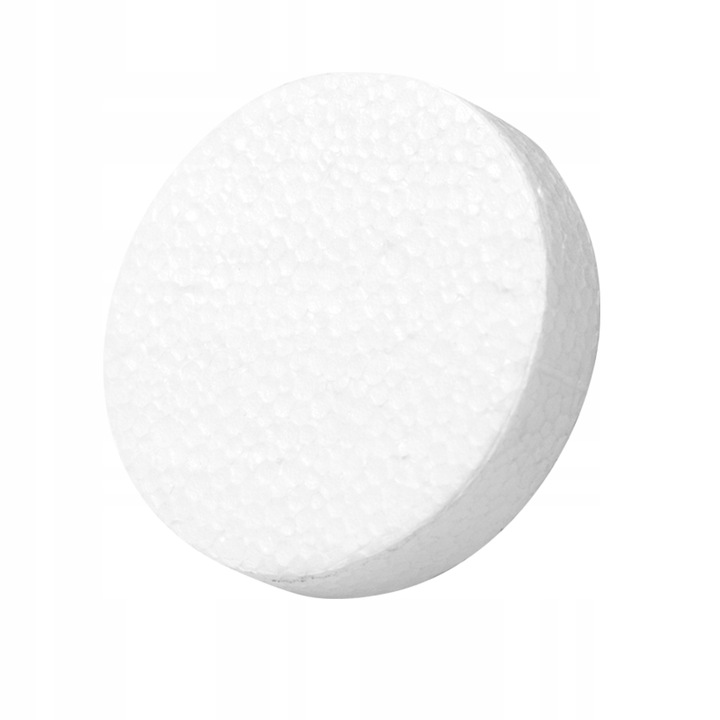 ZAŚLEPKA ZATYCZKA STYROPIANOWA BIAŁA KRĄŻKI 100 sztuk