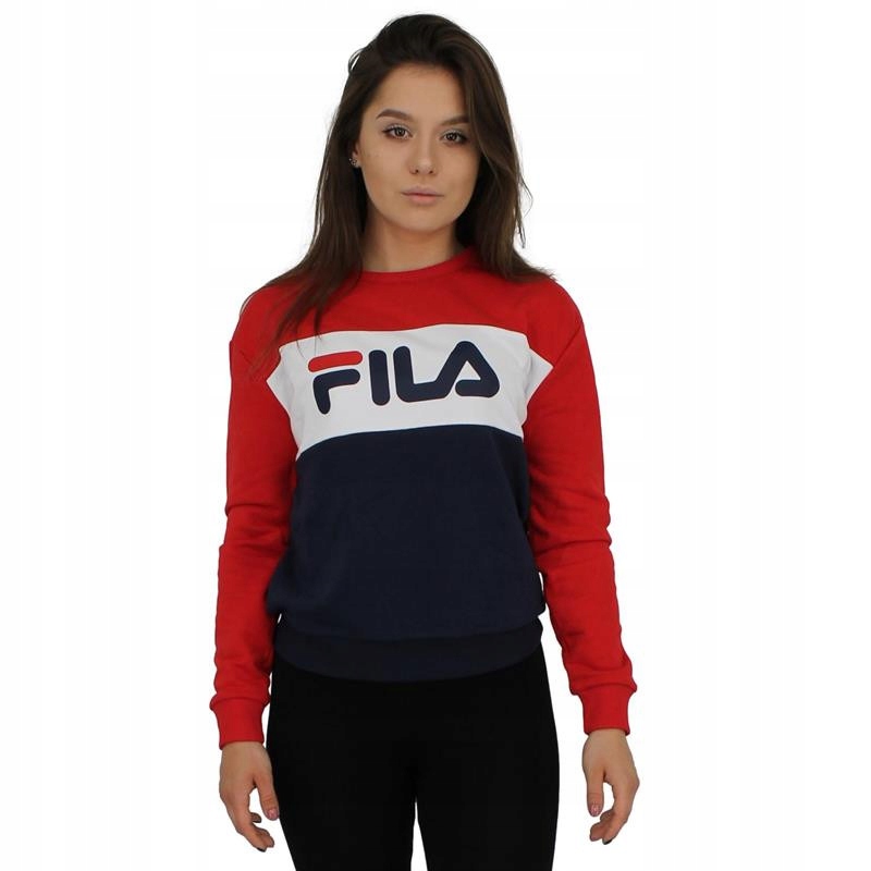 Dámská Mikina Fila 687043G06 Leah Crew Sweat červená Xs