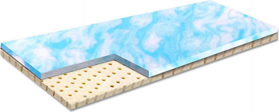 Povrchový 80x160 latexový návlek Marsh 6 cm, vystužený penovým topom