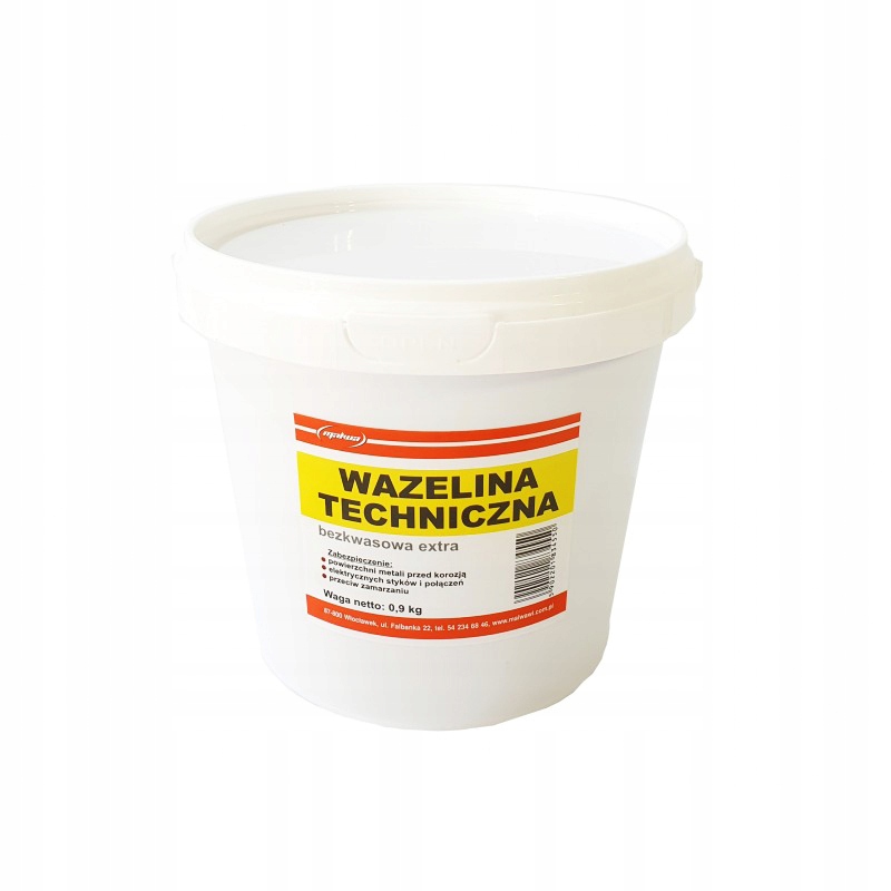 

Wazelina Techniczna 0,9kg Malwa Bezkwasowa 900g