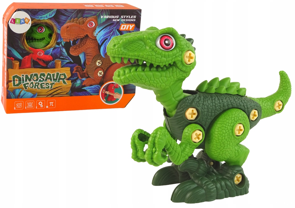 

Dinozaur Do Rozkręcania Majsterkowanie Zielony